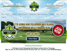 Tablet Screenshot of fedgolfphils.com